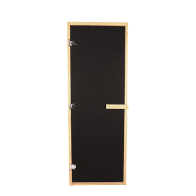 Дверь стекло  Бронза Матовая BLACK 190х70 (8мм, 3 петли 716 CR) (ОСИНА) - фото 10154