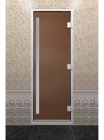 Дверь Хамам Престиж Бронза матовая 190х70 Банный Эксперт