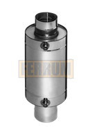 Теплообменник Феррум Комфорт самоварного типа, 7л, нерж.(AISI 201/1,0 мм), ф115 мм, L=0,5м, круглый