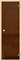 Дверь Бронза матовое 190*70, 6 мм, 2 петли, Круглая ручка с защелкой, коробка хвоя. Банный Эксперт - фото 14276