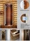 Дверь Престиж (бронза) радиусная, 190х70, 8 мм, 3 петли, коробка ольха. Банный Эксперт - фото 14281