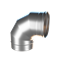 Воздуховод BRIZ колено угол 90°оцинкованная сталь толщина 0,5 мм ф 130 - фото 21872