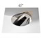 Крышная разделка Феррум угловая (430/0,5 мм) нержавеющая, ф210 - фото 22191